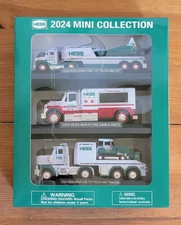 HESS 2024 Mini Collection: Toy Truck & Jet, Ambulance, and Truck & Tractor