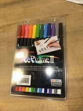 Uchida Le Plume II Double-Ended Marker PRIMARY Set 12 Extra Fine Brush