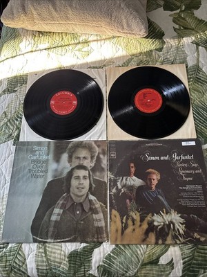LOT 2 Album LP VINYL Simon & Garfunkel Bridge Over Troubled Water Parsley Sage