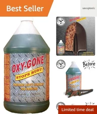 Oxy-Gone Rust Remover - Fast-Acting 128 oz Metal Treatment for Painting Prep
