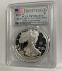 2025-W Proof $1 American Silver Eagle Army Privy PCGS PR70DCAM FS Flag Label