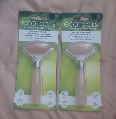 EcoTools Mini Rose Quartz Roller Facial Massager, Model 7597