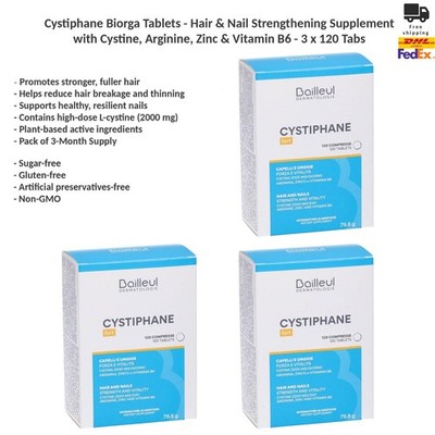Cystiphane Biorga Fort Tabletten Haare Nägel 3x120 Stk 3-Monats-Kur