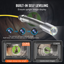 Caméra Inspection Canalisation Égout Auto-Nivelant Localisateur 512Hz 30M