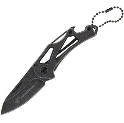 Smith & Wesson Frame Keychain Pocket Knife Stainless Steel Construction 1207128