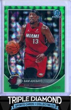 2025-26 Bowman Chrome Bam Adebayo Veteran Green Geometric Refr #24/99 H136