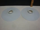 White Milk Glass Industrial Reflector Flat Shades