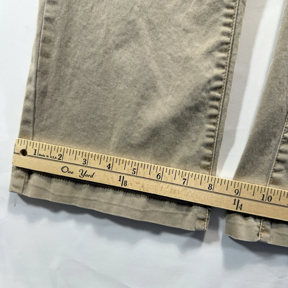 Pantalones chinos elásticos American Eagle Outfitters caqui para mujer talla 2 Foto 3 de 4