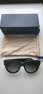 LOUIS VUITTON DAMEN My Monogram Runde SONNENBRILLE Z1526E BK Gebraucht Authen...