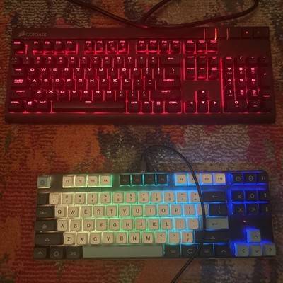 Corsair Strafe RGB Mechanical 100% & Glorius GMMK 65% Bundle