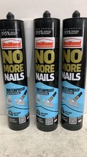 Image of 3 x UniBond No More Nails Grab Adhesive Cartridge 280ml Waterproof Multi Materia
