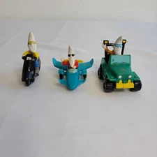 1988 McDonald's Mac Tonight Moon Man Lot of 3 Happy Meal Toys 