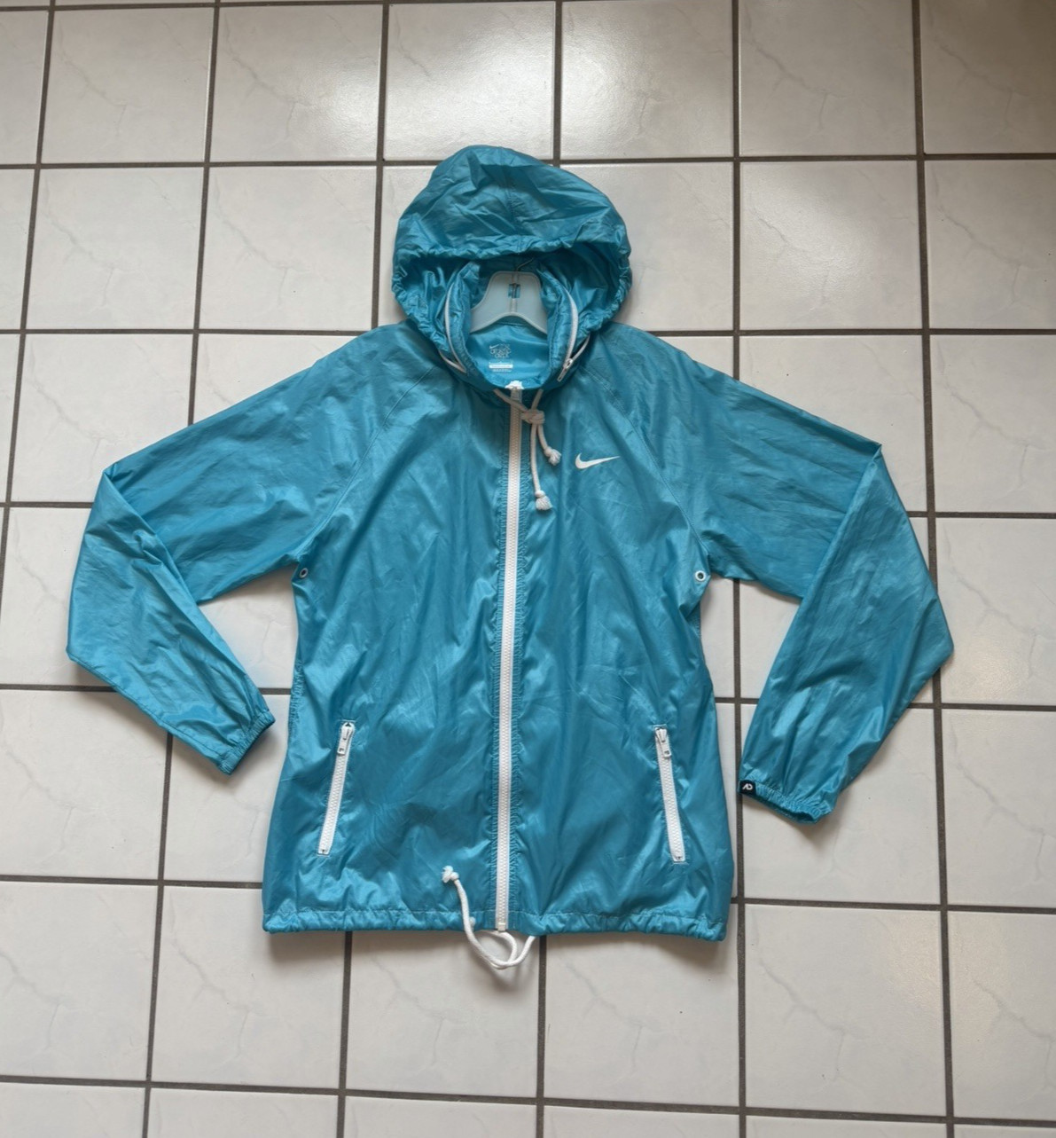 Nike Teal Large Packable Lightweight Running Jack… - image 5