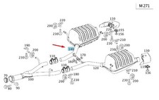 Mercedes-Benz SLK R171 HINTER RECHTES RECHTER ABSCHLUSS A1714902621 NEUE EURLECH