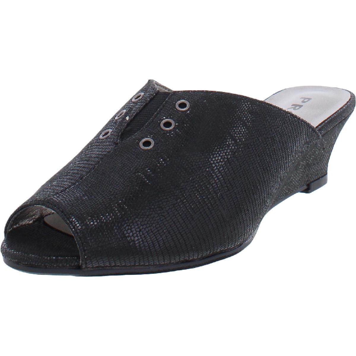 Женские туфли Proxy на танкетке Aubine черного цвета с металлическим отливом 6 средних размеров B M BHFO 6895 2990₽