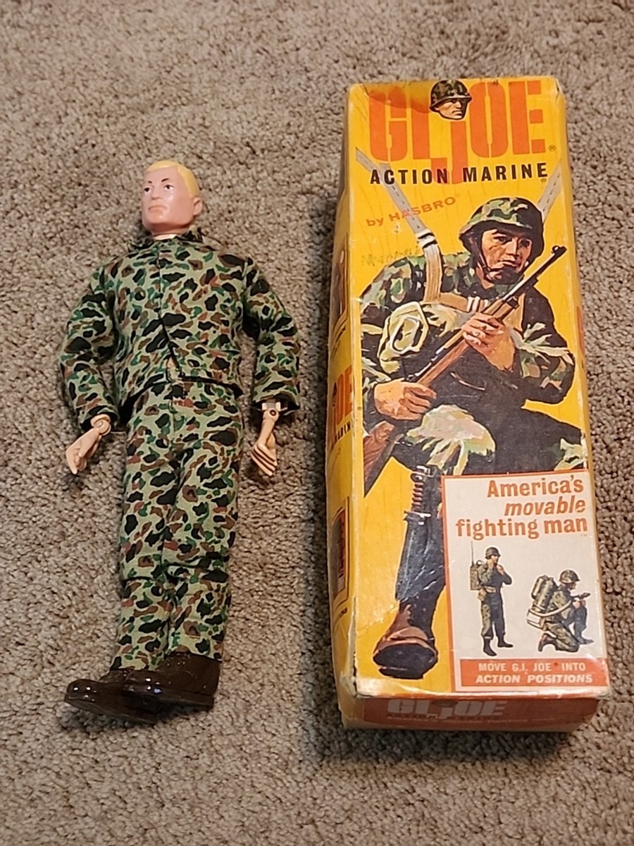 Vintage GI Joe Action Marine #7700 1964 Box Hasbro See Desc | eBay