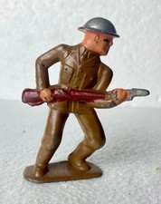 Barclay Charging Soldier Tin Helmet Long Stride. B20/706.