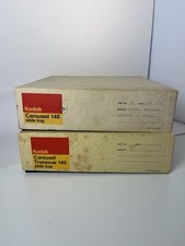 Kodak Carousel Transvue 140 Projector Slide Tray Vintage Lot of 2 1970s