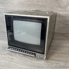 Panasonic TC-800G Quintrix TV a colori portatile CRT retro gaming vintage non testato