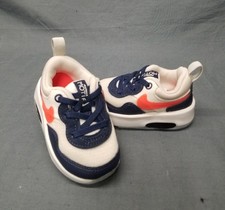 Nike Air Max Motif (TD) Sneakers Blue White Orange Boys Size 8 NEW IN BOX!