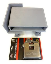 Foghorn Construction Bolt-On Keyed Shipping Container Lock Box with 4 Keys - ...