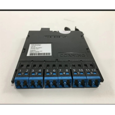 Corning ECM-UM12-04-89G 12-Port Optical LC Patch Panel Module LC Network Ports