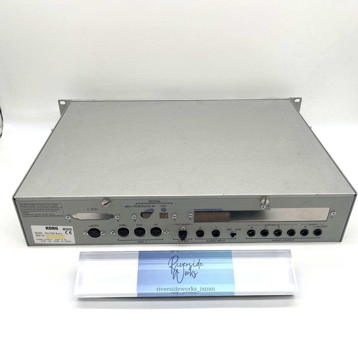 KORG TRITON RACK Sound Module Synth Synthesizer Sampler Used