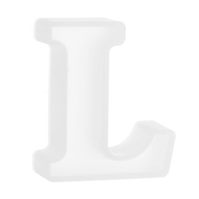 3D Buchstabenform für Harz 2.56'' Silikon L Großbuchstabe Gußform für DIY Basteln