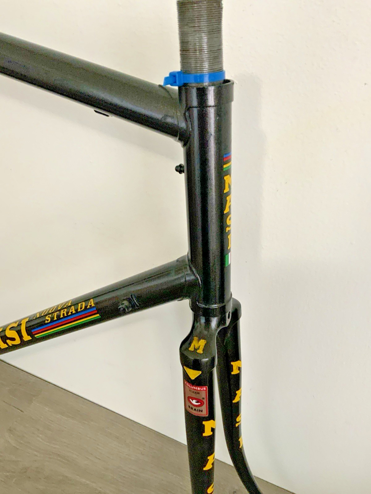 MASI NUOVO STRADA FRAME AND FORK  58 CM COLUMBUS TUBING 2.8 KGS 130 SPACING