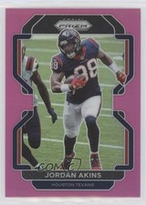 2021 Panini Prizm Pink Prizm Jordan Akins #35 0kz8