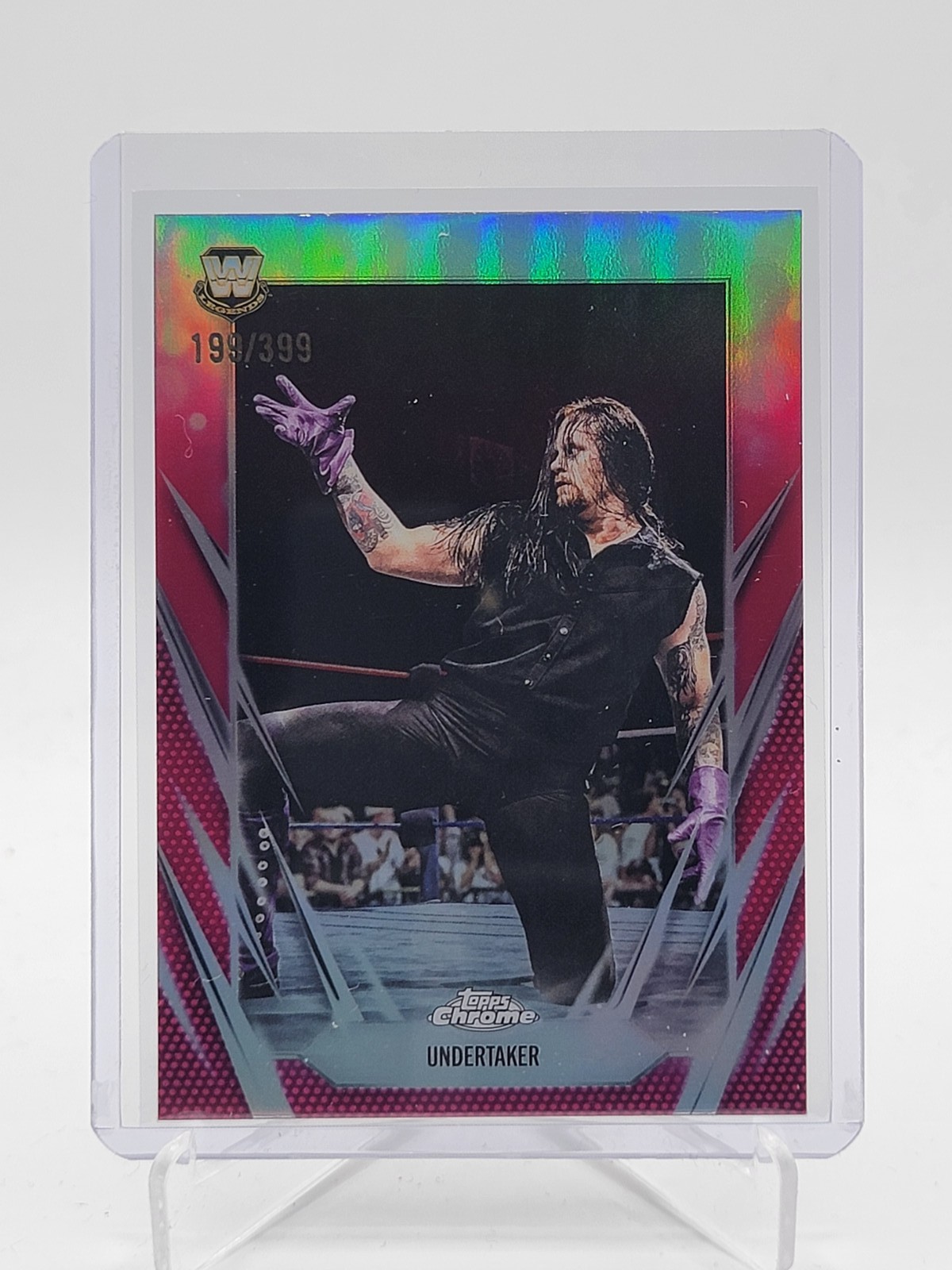 UNDERTAKER 2026 TOPPS CHROME WWE MAGENTA REFRACTOR /399 LEGENDS #3 Q1940 A