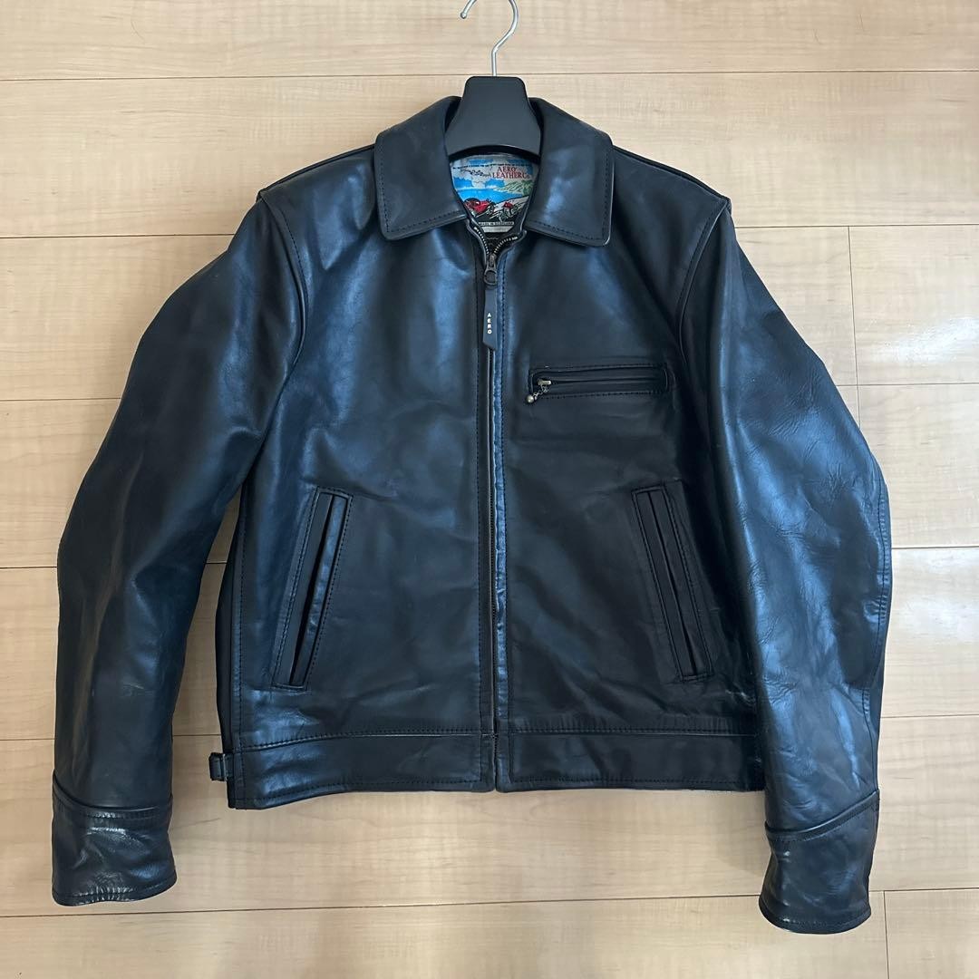 AERO LEATHER 馬革 ハイウェイマン Size34 スコットランド製 楽天市場】エアロレザー AERO LEATHER ライダースジャケット