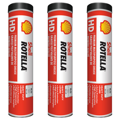Shell Rotella HD Heavy Duty Grease 14.1 oz Tube 3-Pack