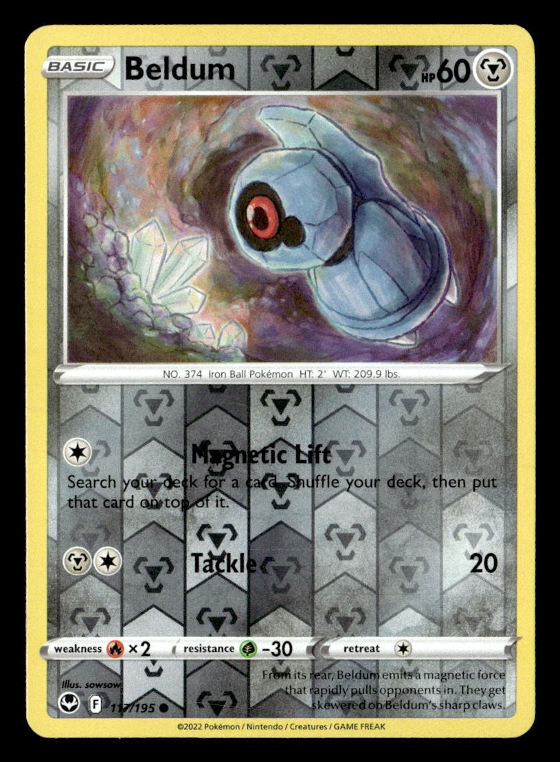 Pokemon Beldum #117/195 tcg Near Mint or Better