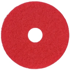 Case of 5 Sanico MVP Lead Off 14" Red Buffing Floor Pad