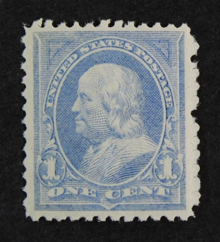 CKStamps: US Stamps Collection Scott#246 1c Franklin Mint NH OG Light Gum Crease