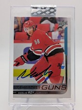 💥2019-20 Upper Deck Buybacks Nicolas Roy Young Guns RC Auto Inscribed SP #31/58