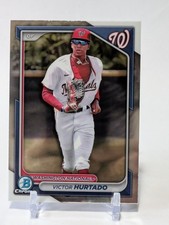 Victor Hurtado 2024 Bowman Draft Chrome #BDC-168 Washington Nationals