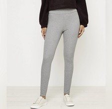 Loft Herringbone Leggings Gray Size XS