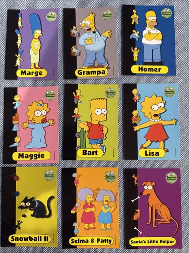 2000 Inkworks🔥The SIMPSONS Anniversary Complete Base Set (81) w/Wrapper/Promos - Picture 12 of 20