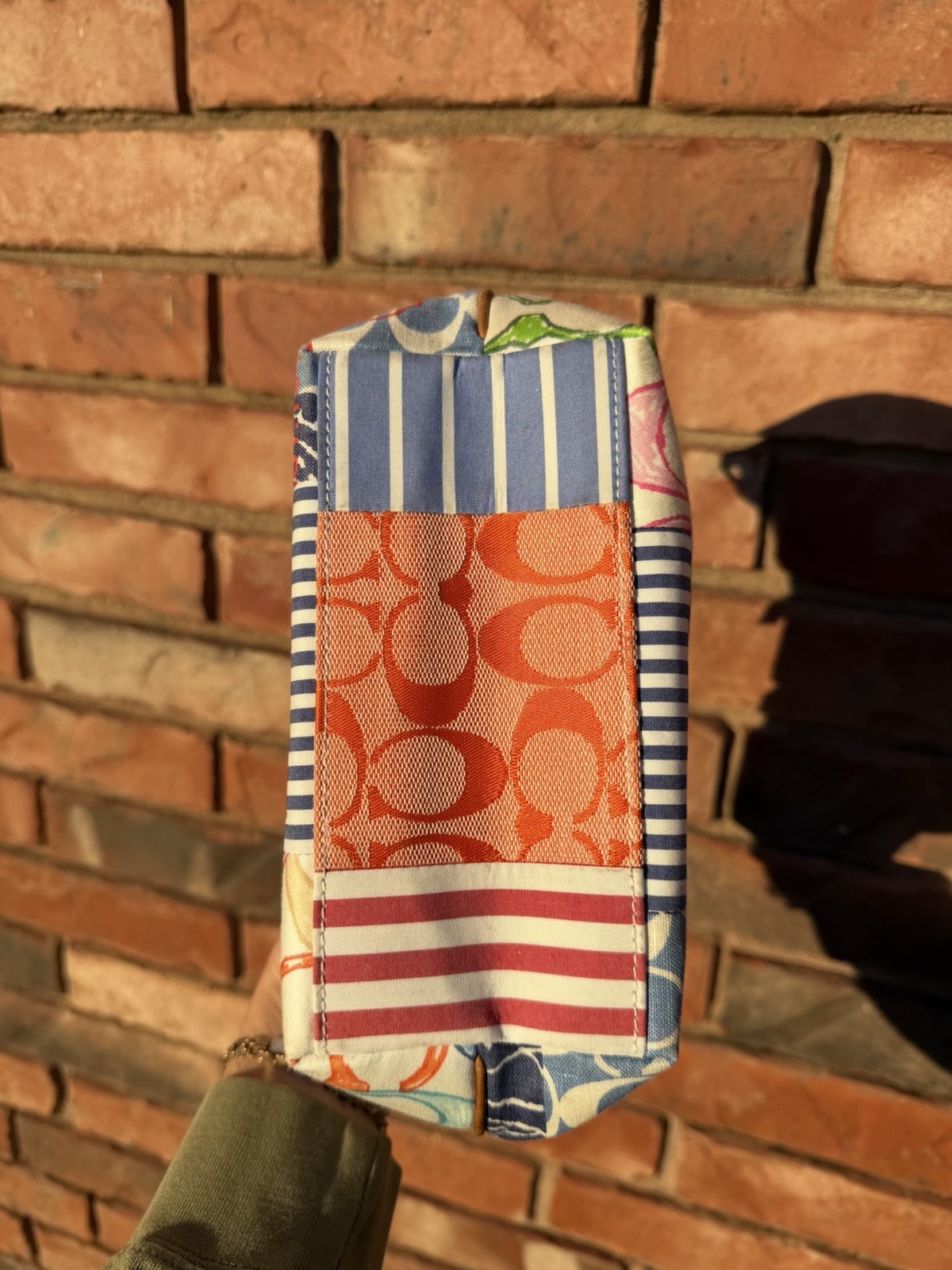 Coach Hamptons Scribble Multicolor Patchwork Smal… - image 4