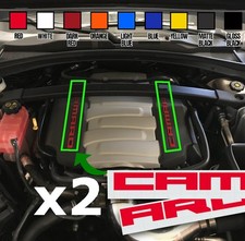 Fits 2016-2024 Chevy Camaro Ss Lt1 6.2l Fuel Rail Engine Cover Decal Letters Fits 2016-2024 Chevy Camaro Ss Lt1 6.2l Fuel Rail Engine Cover Decal Letters