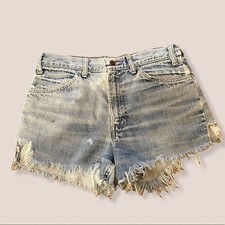 Vintage Distressed Levi Jean Shorts Size 30