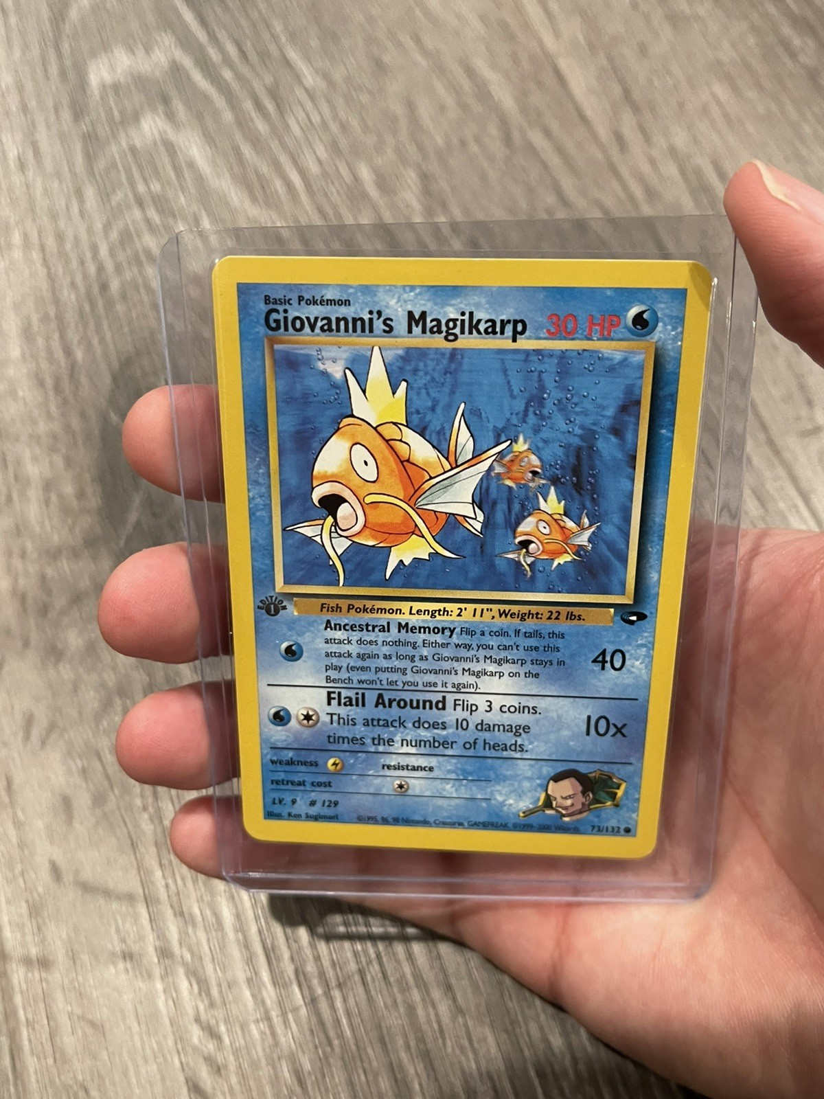 1st Edition Giovanni’s Magikarp 73/132 - Gym Challenge - Near Mint