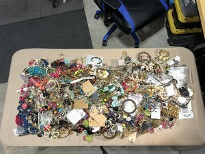 Craft Fashion Jewelry Lot 33+ Lbs Broken Scrap New Repourpose Bulk Repair