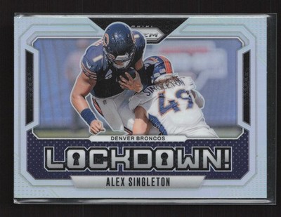 2024 Panini Prizm Alex Singleton Lockdown! Denver Broncos #5