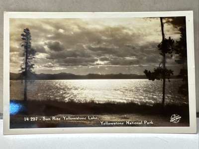Yellowstone National Park Sawyer Scenic Photos Post Card Real Photo Postcard