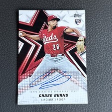 🦌2026 Topps Series 1 - Baseball Stars Autographs Chase Burns #BSA-CB (AU, RC)