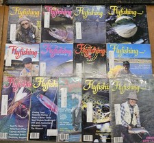 Fly Fishing Magazine Lot Of 13 - Illustrated Fishing Trout Salmon Fly Tying 1983