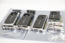 LOT 7 HP Dell PNY NVIDIA Quadro 4000 5000 6000 K2200 2GB-6GB GDDR5 Graphics Card
